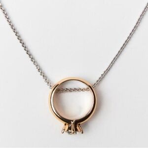 Zara wedding band necklace